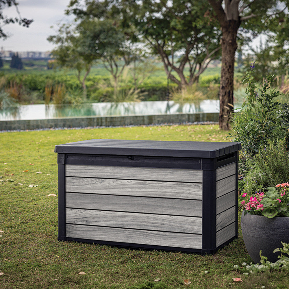 Decocoat műanyag kerti lád 380 l Másodlagos kép