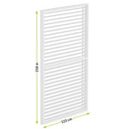 Kert Outlet lamellás oldalpanel méretábra 123 × 218 cm - Homelux, 5902659145109