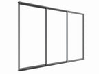 LUXE S8 tolóajtók 270x218cm 3 m-ig antracit