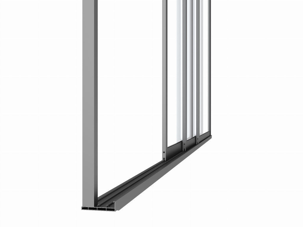 Pergola üveg tolóajtó alsó vezetősínje - Homelux, 5905610251550