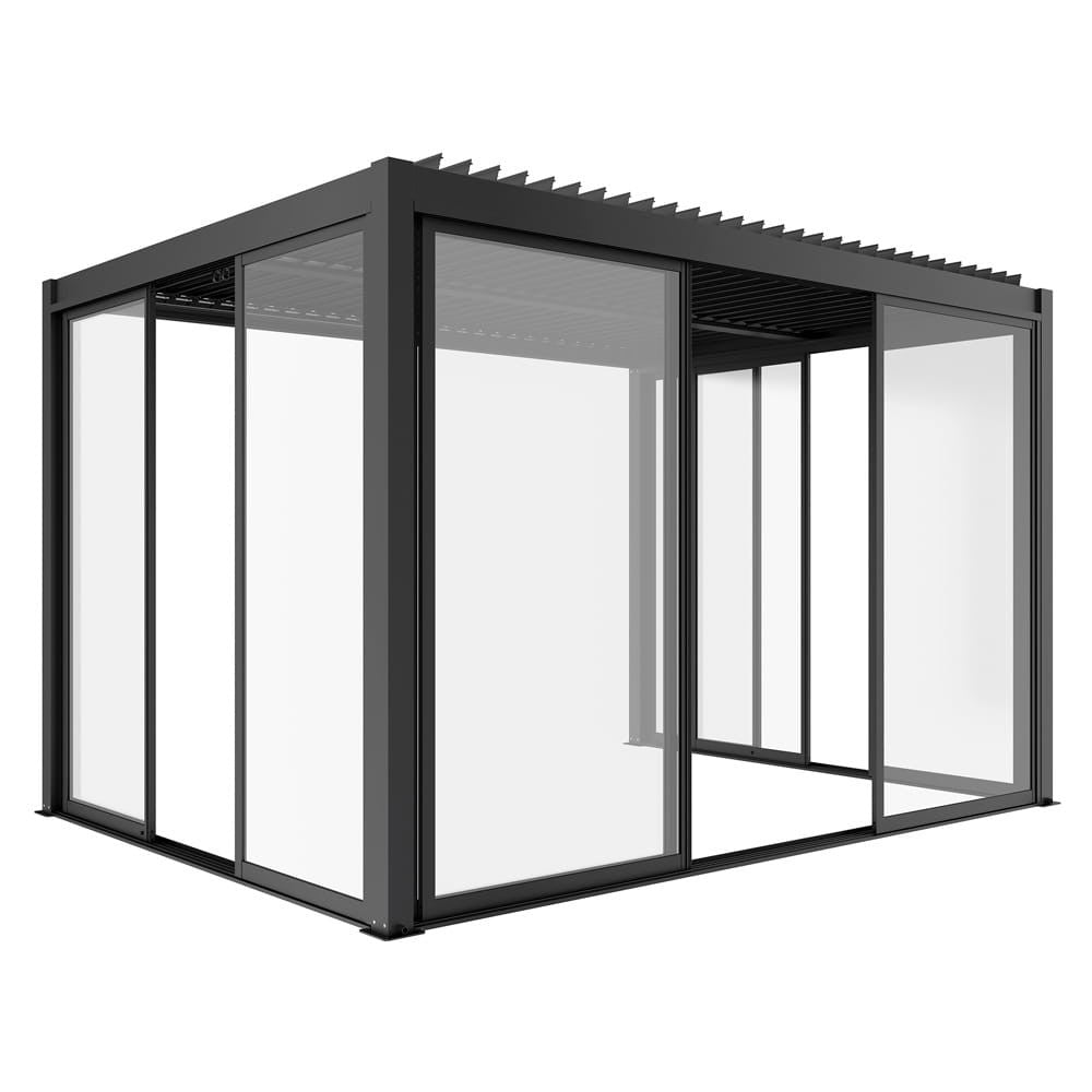 Pergola üveg tolóajtó, antracit kivitel - Homelux, 5905610251550 Fő kép