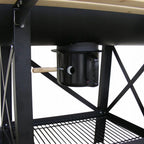 MIR418 nagy méretű szenes grill