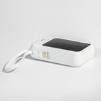 Powerbank napelemmel 4 töltőkábellel 6000mAH
