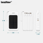 Powerbank napelemmel 4 töltőkábellel 6000mAH