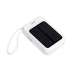 Powerbank napelemmel 4 töltőkábellel 6000mAH