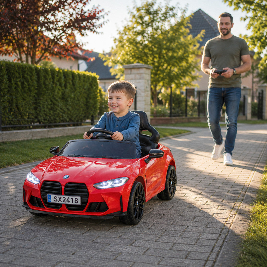 Elektromos autó BMW M4 piros Másodlagos kép