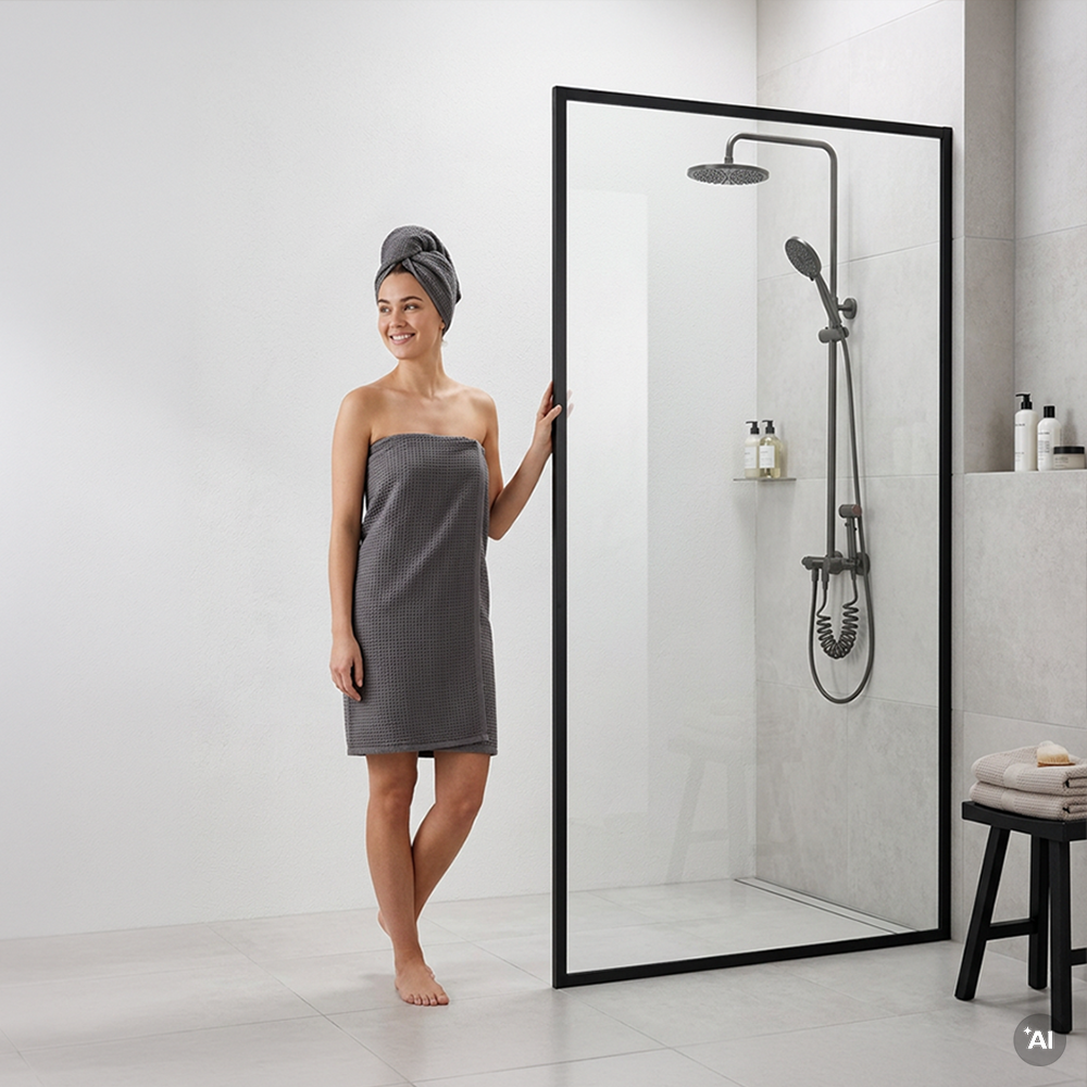 Zuhanyfal 90x185 cm Másodlagos kép