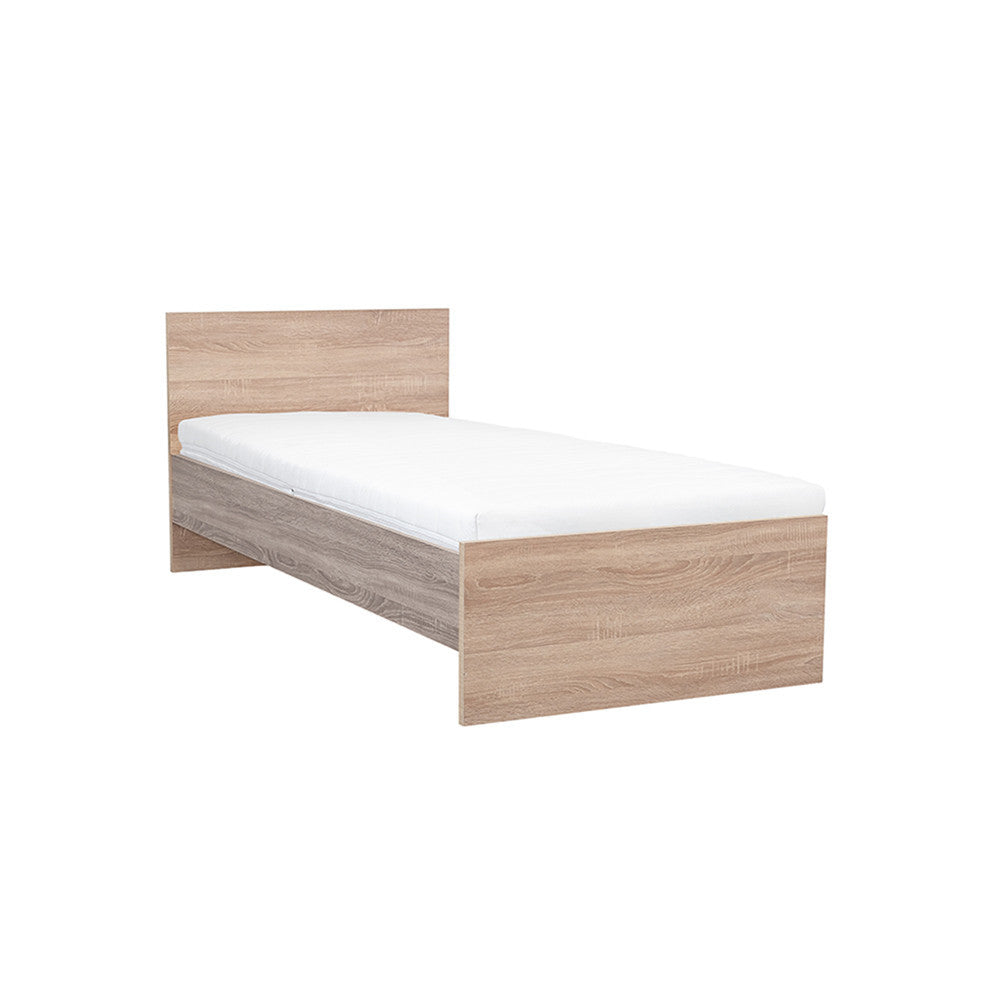 Miami egyszemélyes ágy 90x200 cm sonoma tölgy-yorki tölgy Másodlagos kép