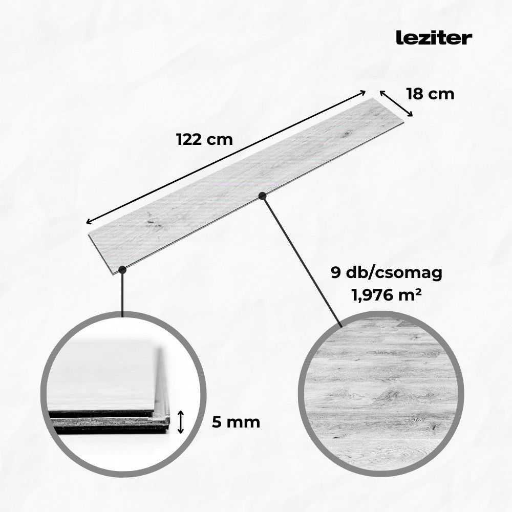 Leziter Campo tölgy Vinyl SPC fózolt padló Másodlagos kép