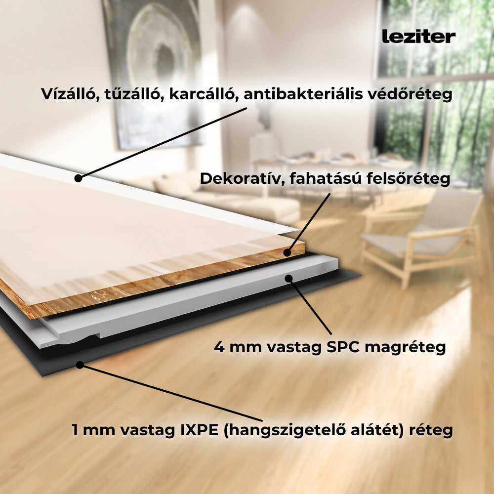 Leziter Campo tölgy Vinyl SPC padló Másodlagos kép