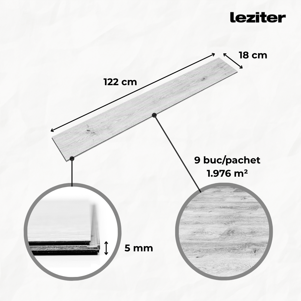 Leziter Tanami tölgy Vinyl SPC padló Másodlagos kép