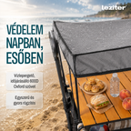 Strandkocsi prémium tető zöld