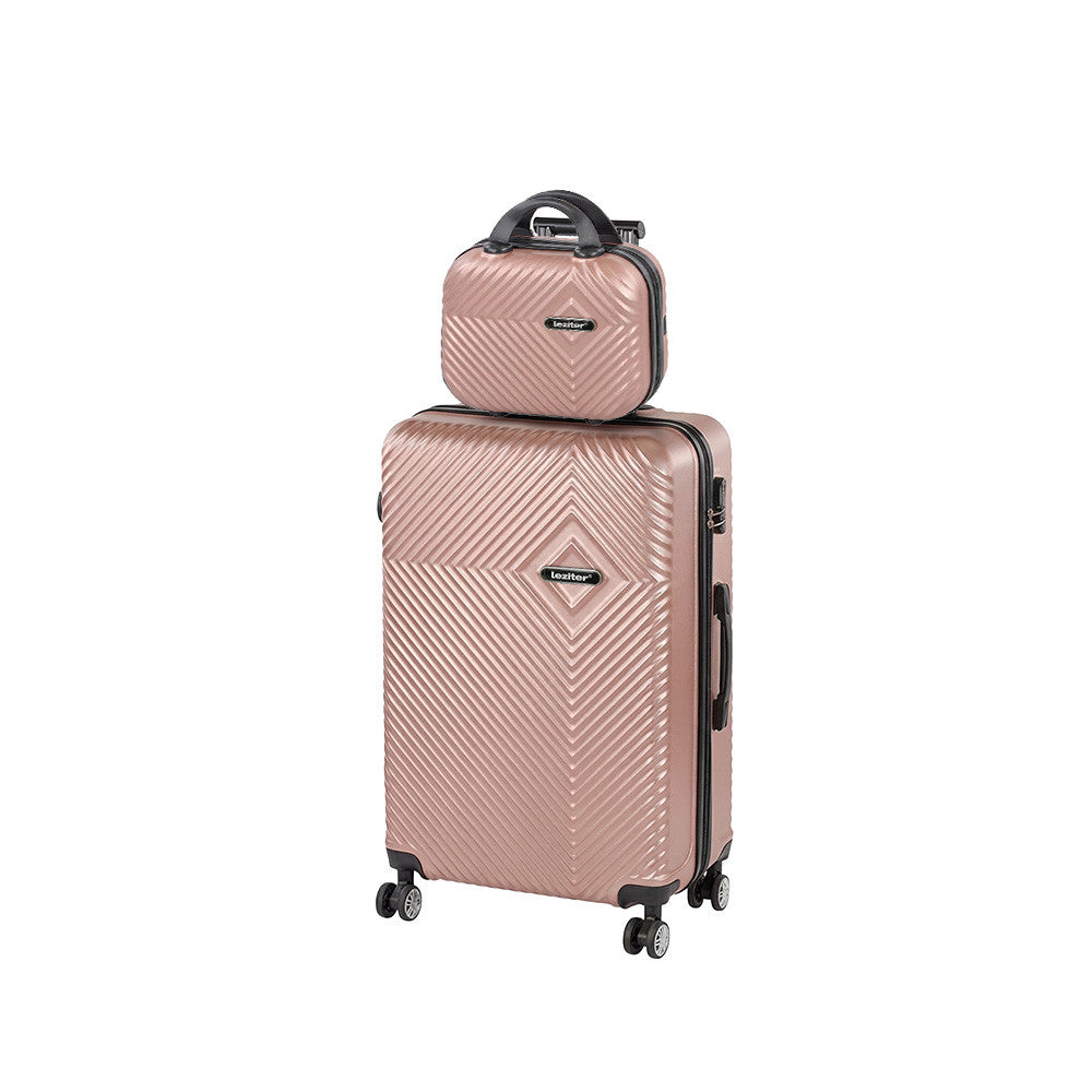 2 részes bőröndszett, modern rosegold színben - Homelux, LTRPBS-V-RG Fő kép