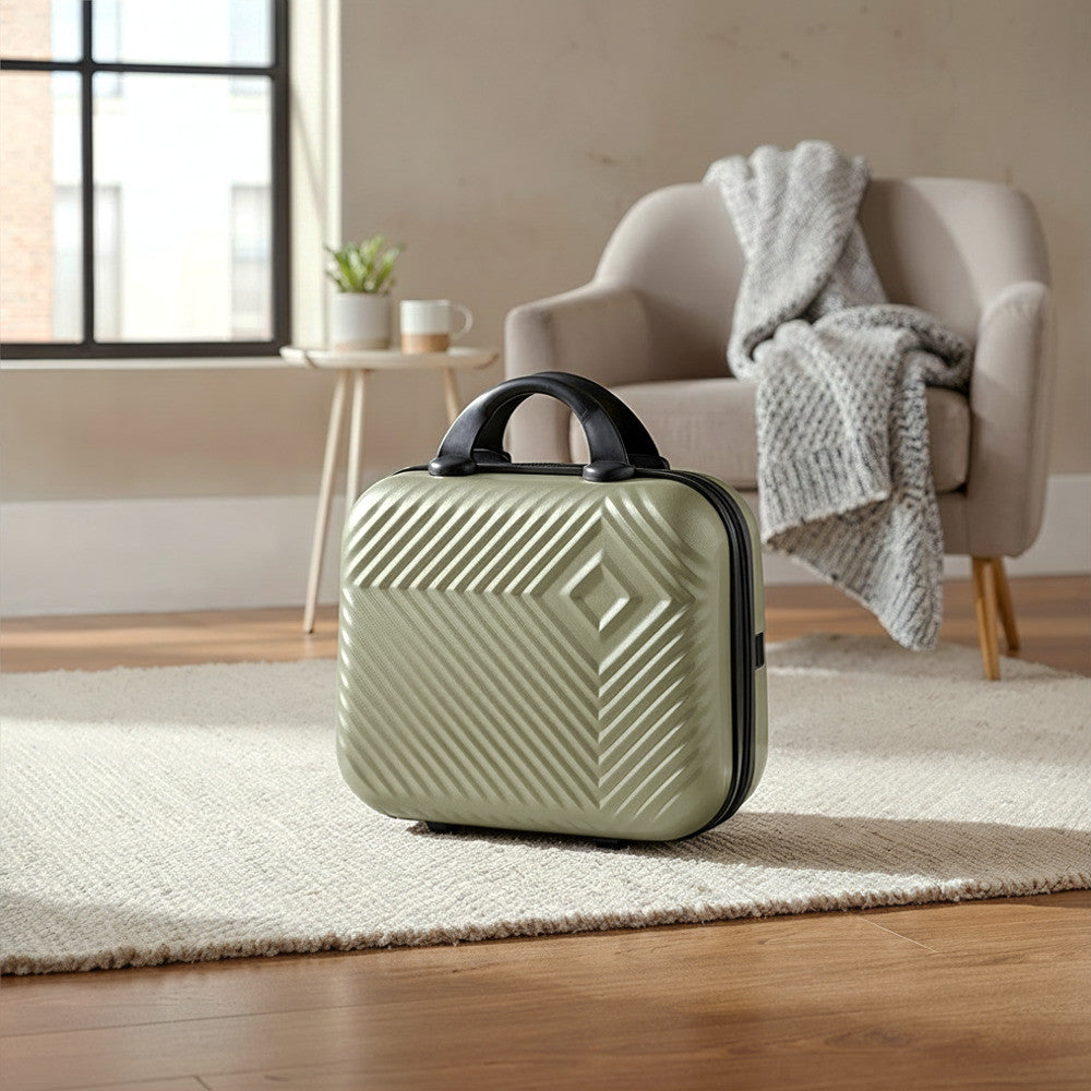 Gurulós bőröndszett kézi bőrönd fogantyúval - Homelux, LTRPBS-XIX-OG