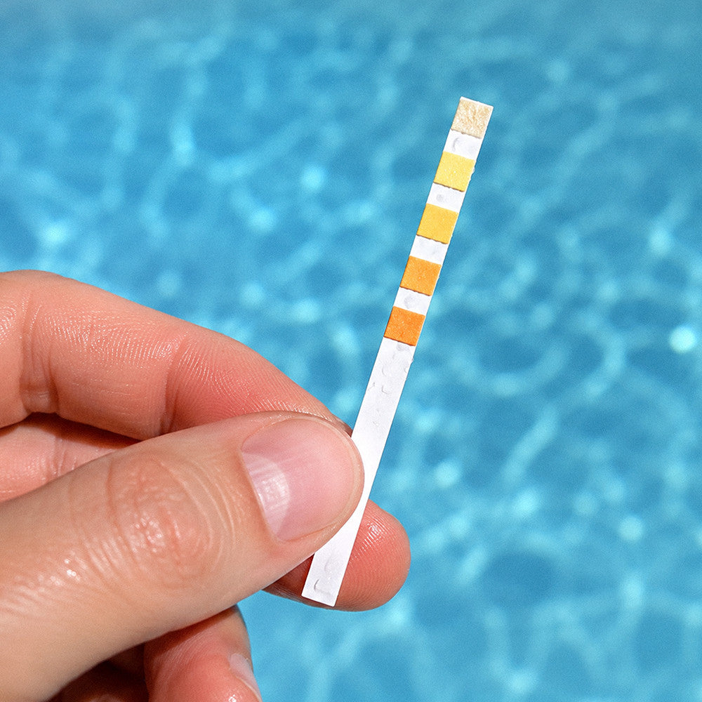 3in1 medence vízelemző tesztcsík klór, pH, lúgosság mérésre 50 db Másodlagos kép
