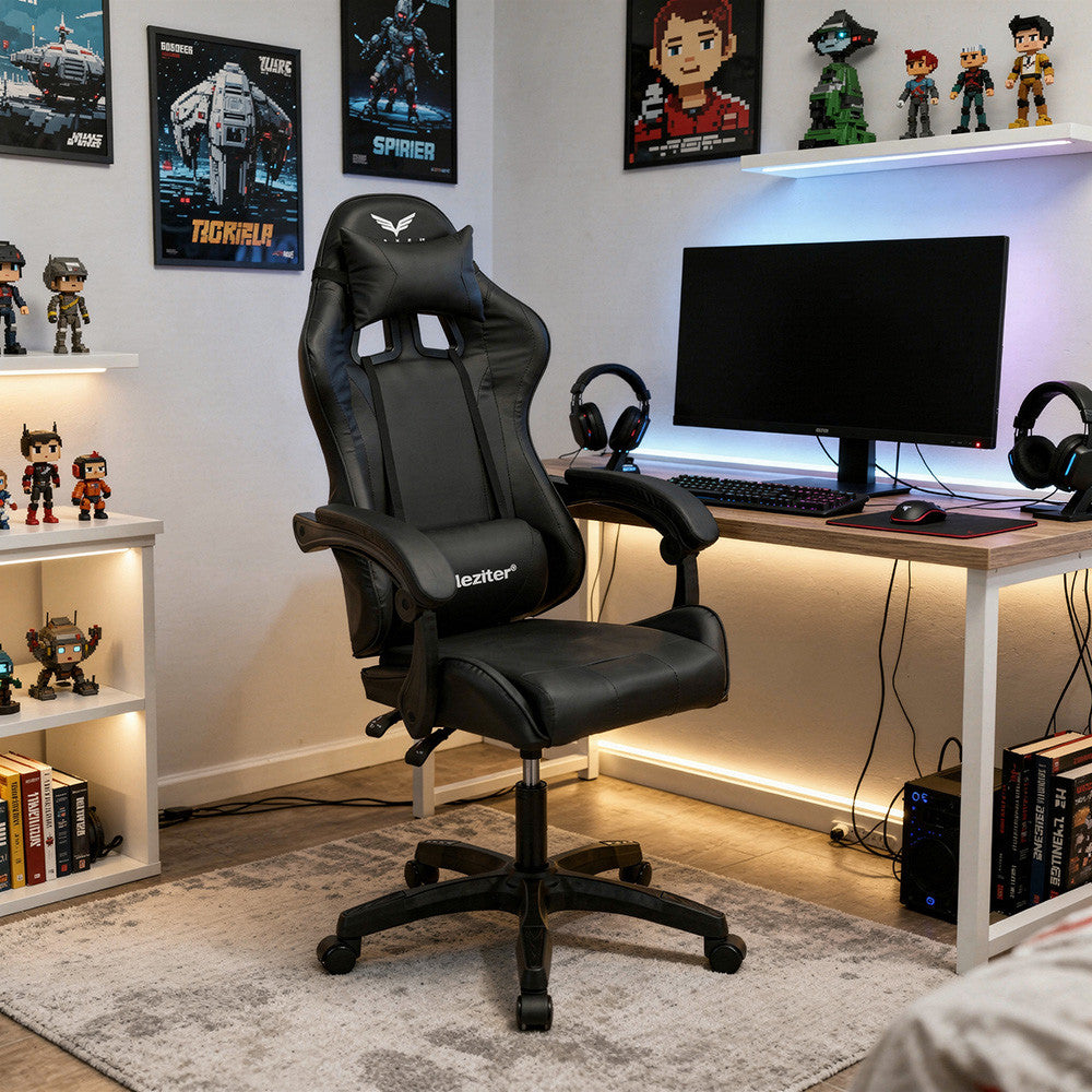 Raven gamer irodai forgószék fekete Másodlagos kép