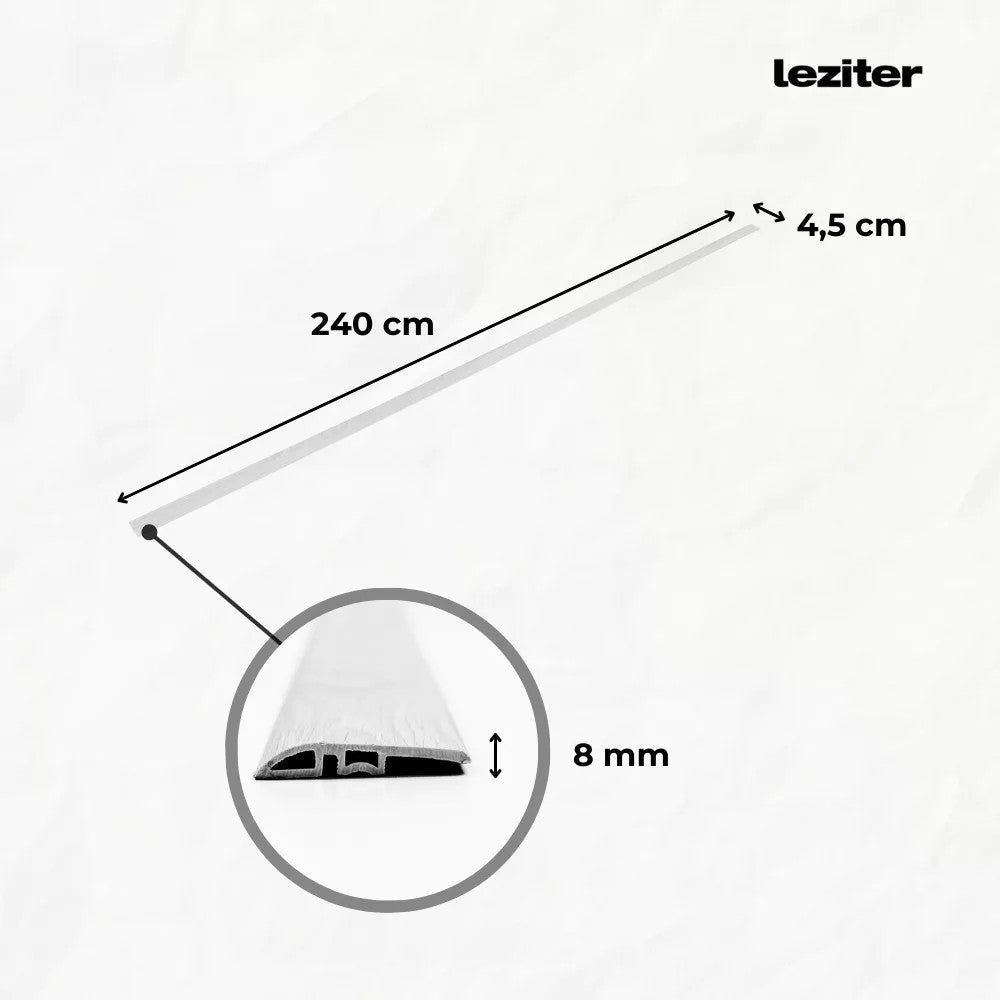 Vinyl SPC padló szintkiegyenlítő Serona kőhatású homokszürke 2400x45x8 mm Másodlagos kép