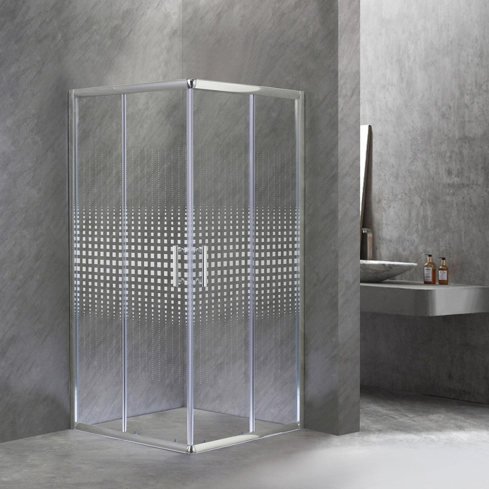 Spirit Mátrix 80x80 cm szögletes zuhanykabin zuhanytálca nélkül Másodlagos kép