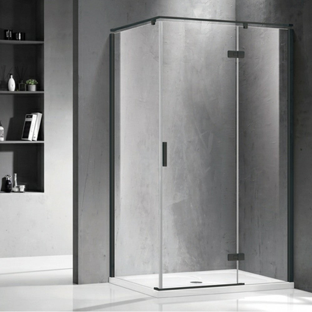 Palmaria 90x120 cm szögletes jobbos kabin zuhanytálca nélkül Easy clean bevonattal Másodlagos kép