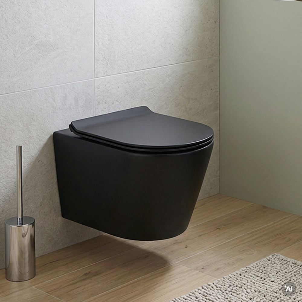 Ride fali, rimless WC soft close ülőkével Másodlagos kép