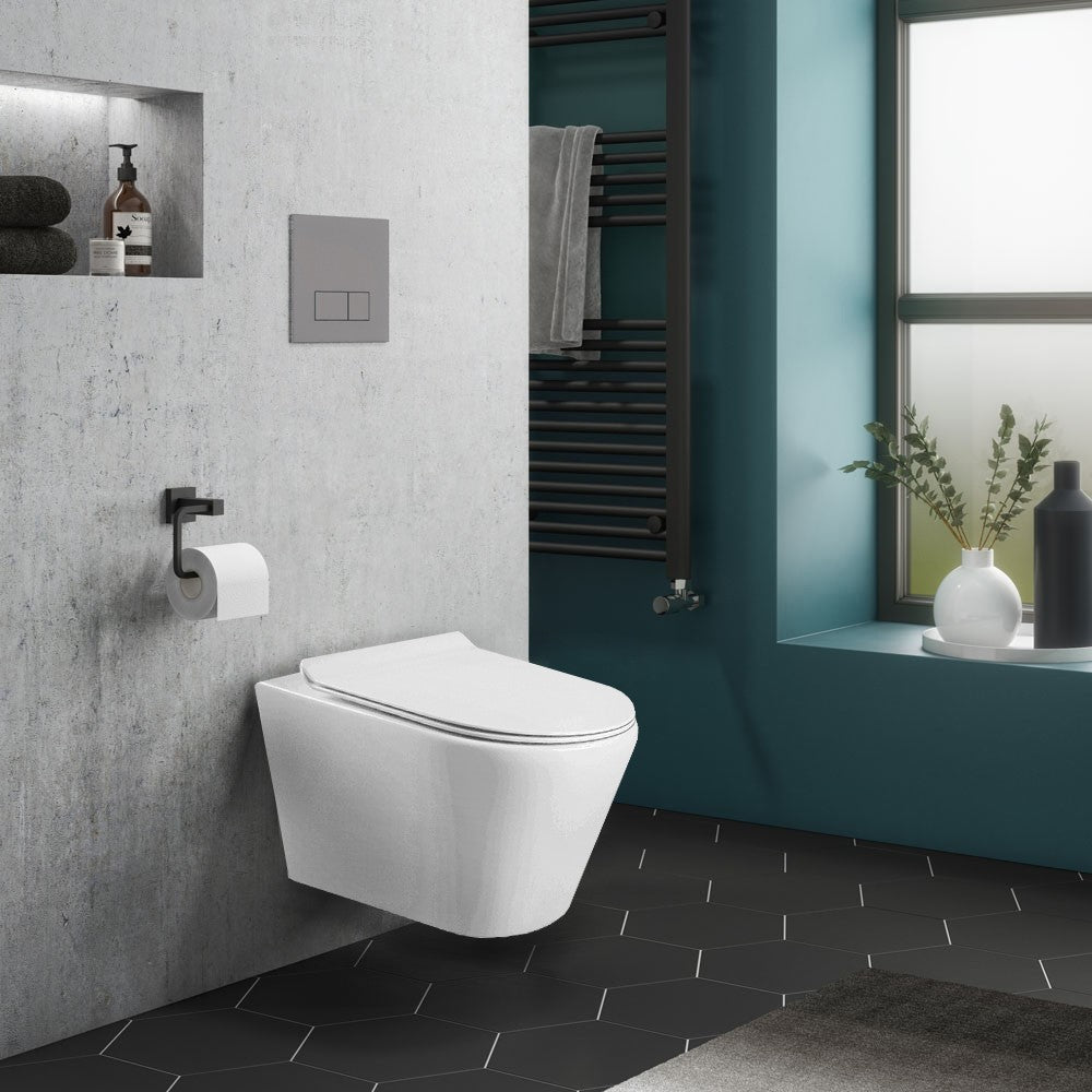 Ride fali, rimless WC soft close ülőkével Másodlagos kép