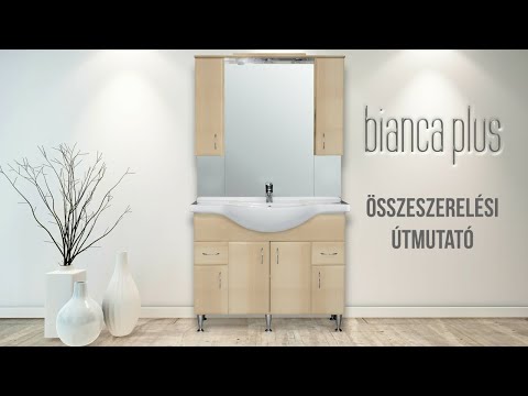 Bianca Plus 55 alsó szekrény mosdóval