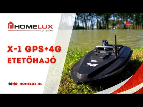 Etetőhajó X1 GPS+4G hátrakidobós carbon