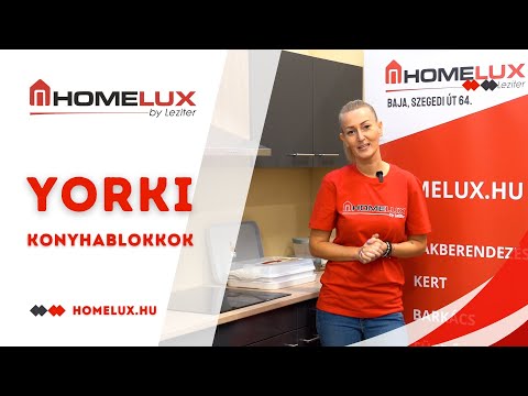 Yorki 280 sarok konyhabútor alulfagyasztós hűtős kivitelben