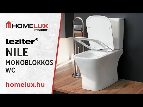 Nile monoblokkos kompakt WC alsó kifolyással soft close ülőkével