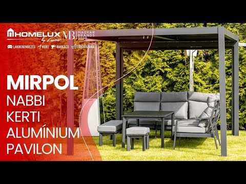 Luxe alumínium pergola 3x4