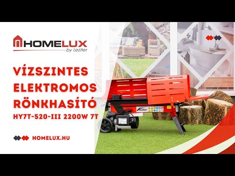 Vízszintes elektromos rönkhasító HY7T-520-III 2200W 7T