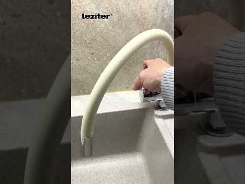 Corin álló mosogató csaptelep flexibilis kifolyócsővel bézs