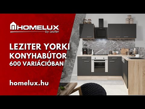 Yorki 310 konyhabútor alsó sütős, polcos kivitelben