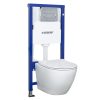 Delos White Duofix Delta Chr falba építhető WC tartály szett