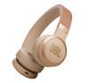 JBL LIVE 670NC bluetooth fejhallgató SZTEREO (v5.3, mikrofon, aktív zajszűrő) HOMOK