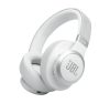 JBL LIVE 770NC bluetooth fejhallgató SZTEREO (v5.3, mikrofon, aktív zajszűrő, multipoint, összehajtható) FEHÉR