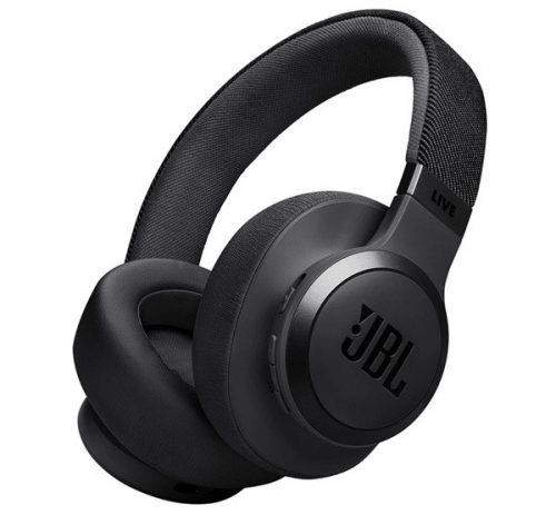 JBL LIVE 770NC bluetooth fejhallgató SZTEREO (v5.3, mikrofon, aktív zajszűrő, multipoint, összehajtható) FEKETE